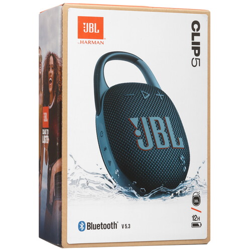 Купить Портативная колонка JBL CLIP 5, синий  5464040. Характеристики, отзывы и цены в Донецке
