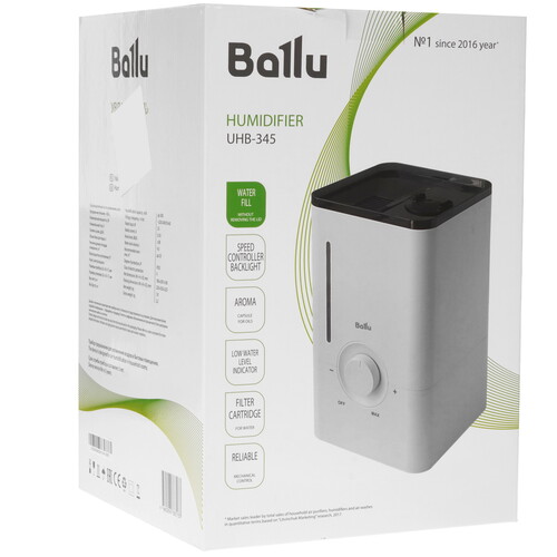 Купить Увлажнитель воздуха Ballu UHB-345  9176836. Характеристики, отзывы и цены в Донецке