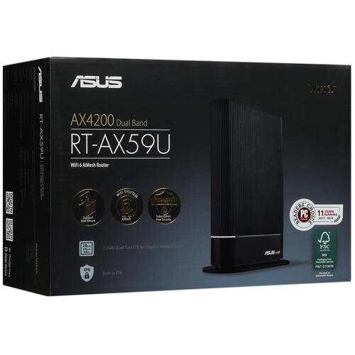 Купить Wi-Fi роутер ASUS RT-AX59U  5098267. Характеристики, отзывы и цены в Донецке