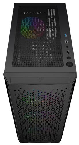 Купить Корпус PowerCase Mistral Evo Air [CMIEE-A4] черный  9047150. Характеристики, отзывы и цены в Донецке