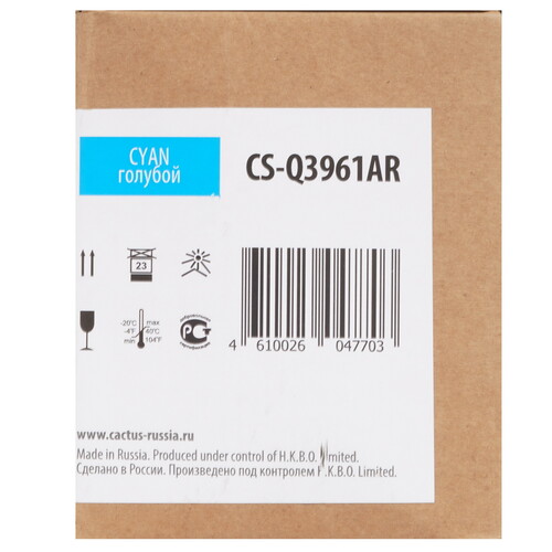 Купить Картридж лазерный Cactus CS-Q3961AR голубой, с чипом  8158940. Характеристики, отзывы и цены в Донецке