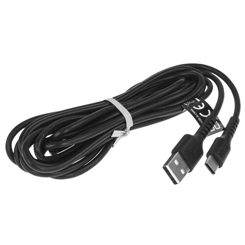 Купить Кабель круглый SBS USB Type-C - USB 2.0 Type-A черный 3 м  5617433. Характеристики, отзывы и цены в Донецке
