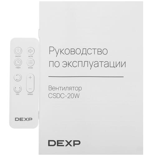 Купить Вентилятор DEXP CSDC-20W  белый  9041398. Характеристики, отзывы и цены в Донецке