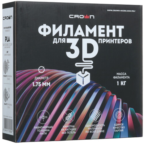 Купить Пластик CROWN CM-FILPLASD012BR  9229261. Характеристики, отзывы и цены в Донецке