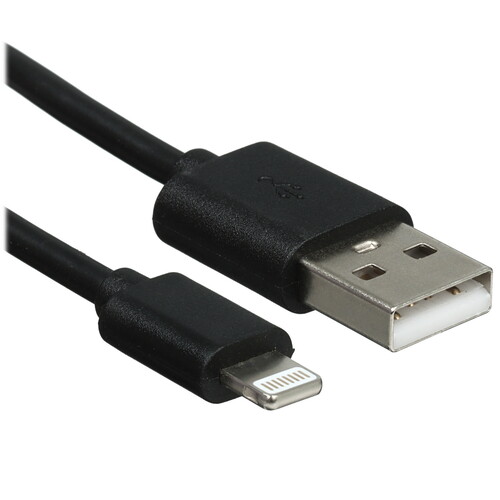 Купить Кабель круглый Leef Lightning 8-pin - USB 2.0 Type-A черный 1 м  5608605. Характеристики, отзывы и цены в Донецке