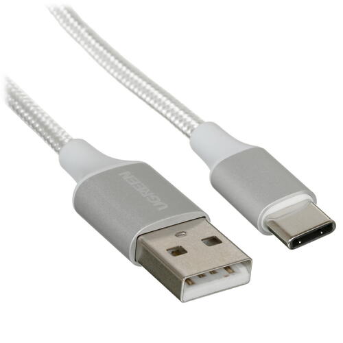 Купить Кабель круглый Ugreen USB Type-C - USB 2.0 Type-A белый 1 м  5025829. Характеристики, отзывы и цены в Донецке