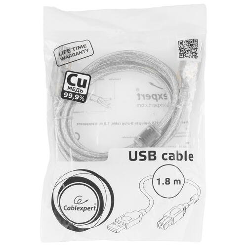 Купить Кабель Cablexpert USB 2.0 Type-A - USB 2.0 Type-B  5452443. Характеристики, отзывы и цены в Донецке