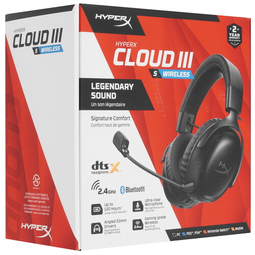 Купить Беспроводные наушники HyperX Cloud III S WL черный 2025  5639356. Характеристики, отзывы и цены в Донецке