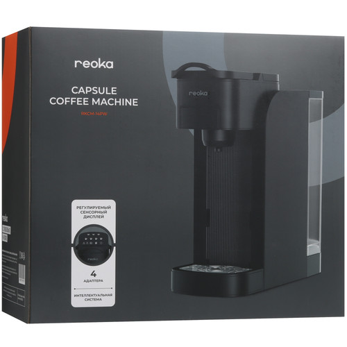 Купить Кофемашина капсульная Reoka RKCM-14PW  9243391. Характеристики, отзывы и цены в Донецке