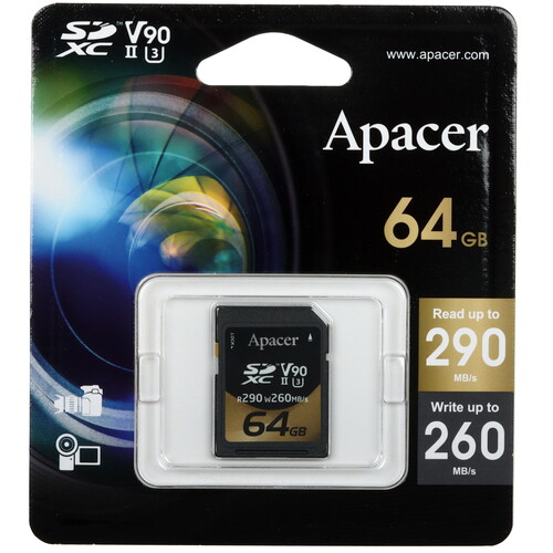 Купить Карта памяти Apacer SDXC 64 ГБ  5456935. Характеристики, отзывы и цены в Донецке