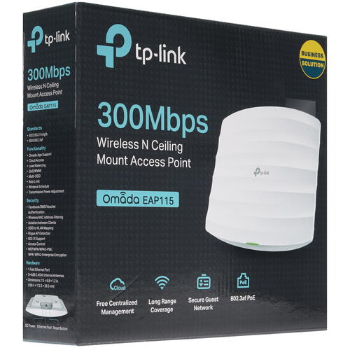 Купить Точка доступа TP-Link EAP115  1078032. Характеристики, отзывы и цены в Донецке
