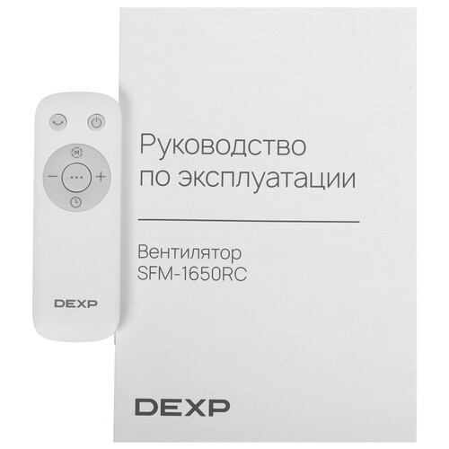 Купить Вентилятор DEXP SFM-1650RC  белый  9196433. Характеристики, отзывы и цены в Донецке