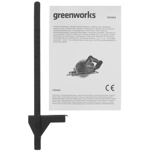 Купить Пила дисковая GreenWorks GD24CS 24V  5310165. Характеристики, отзывы и цены в Донецке