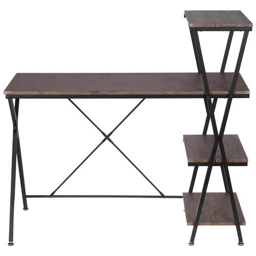 Купить Стол компьютерный BRABIX LOFT CD-004 коричневый/черный  4806320. Характеристики, отзывы и цены в Донецке