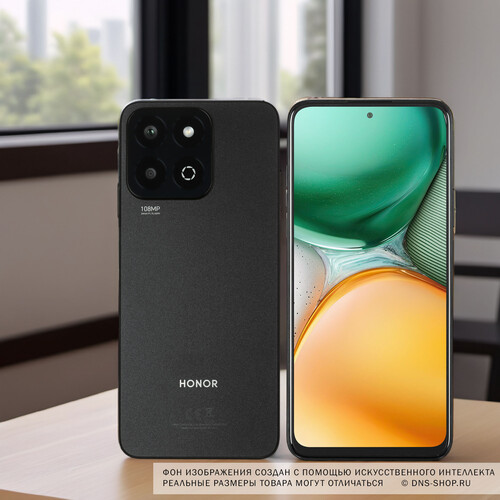 Купить 6.77" Смартфон HONOR X7c 128 ГБ черный  5491574. Характеристики, отзывы и цены в Донецке