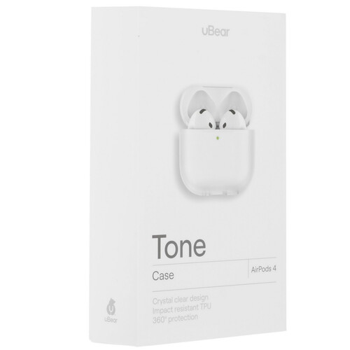 Купить Чехол Ubear для Apple AirPods 4, прозрачный  5617335. Характеристики, отзывы и цены в Донецке