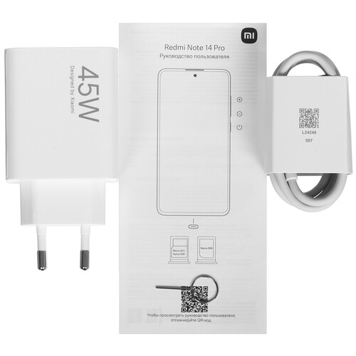 Купить 6.67" Смартфон Xiaomi Redmi Note 14 Pro 256 ГБ фиолетовый  5608215. Характеристики, отзывы и цены в Донецке