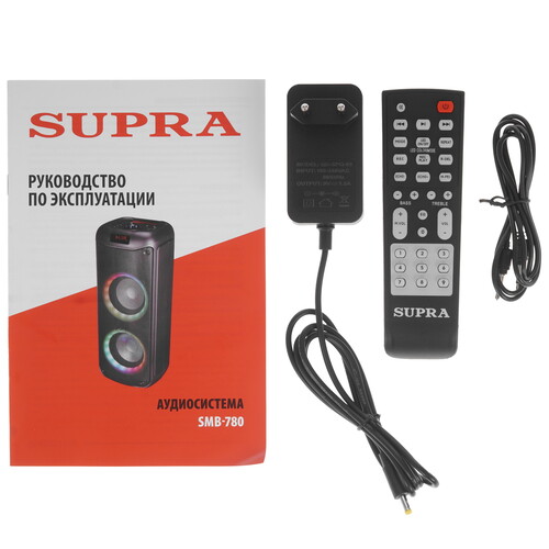 Купить Портативная аудиосистема SUPRA SMB-780, черный  9230954. Характеристики, отзывы и цены в Донецке