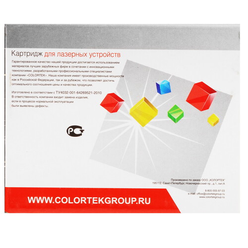 Купить Картридж лазерный Colortek CLP-300A Bk черный  5367265. Характеристики, отзывы и цены в Донецке
