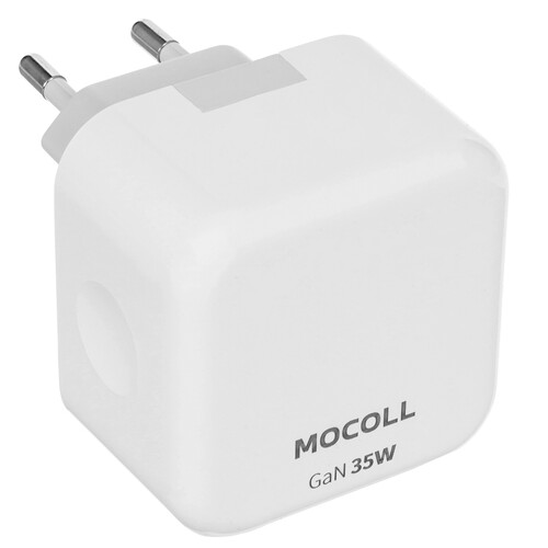 Купить Сетевое зарядное устройство Mocoll Dual Fast Charge Type-C 35W белый  5470423. Характеристики, отзывы и цены в Донецке