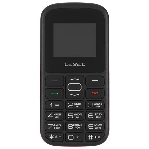 Купить Сотовый телефон teXet TM-B316 черный/красный  9933784. Характеристики, отзывы и цены в Донецке