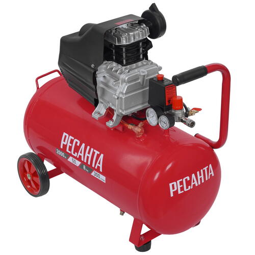 Купить Компрессор поршневой масляный Ресанта КП-50/300М  9944762. Характеристики, отзывы и цены в Донецке