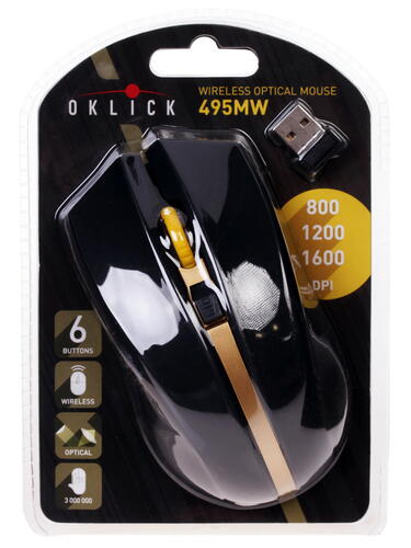 Купить Мышь беспроводная Oklick 495MW  1038128. Характеристики, отзывы и цены в Донецке