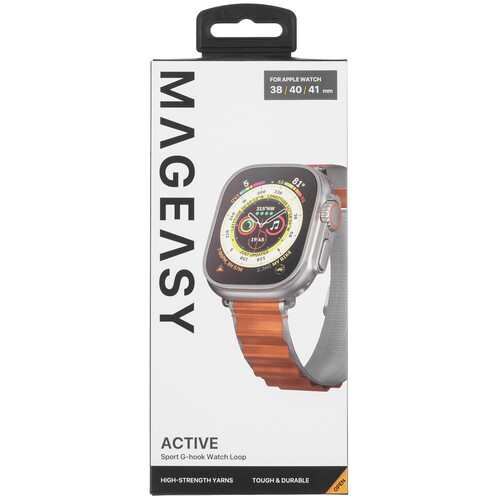Купить Ремешок SwitchEasy для Apple Watch 38/ 40/ 41mm оранжевый  9106880. Характеристики, отзывы и цены в Донецке