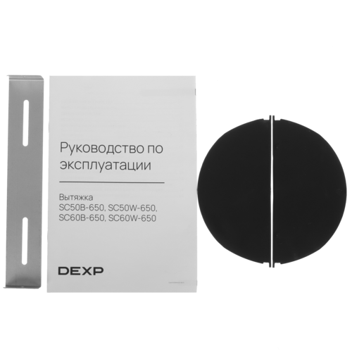 Купить Вытяжка наклонная DEXP SC50W-650 белый/белый  9088851. Характеристики, отзывы и цены в Донецке