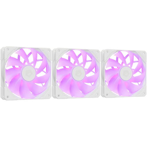 Купить Комплект вентиляторов ID-COOLING TF Series [TF-12025-PRO-ARGB-WHITE TRIO]  5443929. Характеристики, отзывы и цены в Донецке