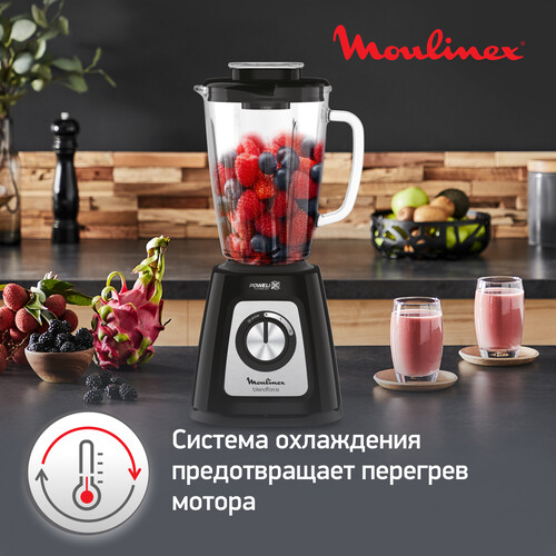 Купить Блендер стационарный Moulinex LM435810 черный  5323265. Характеристики, отзывы и цены в Донецке