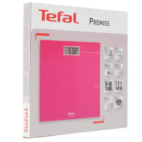 Купить Весы Tefal Premiss PP1403V0 розовый  5329076. Характеристики, отзывы и цены в Донецке