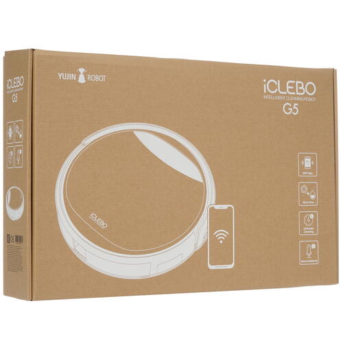 Купить Робот-пылесос iCLEBO G5 черный  8199358. Характеристики, отзывы и цены в Донецке