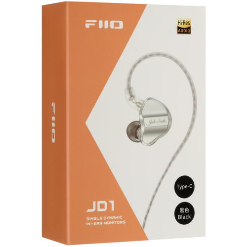Купить Проводные наушники FIIO JD1 Type C черный  5465488. Характеристики, отзывы и цены в Донецке