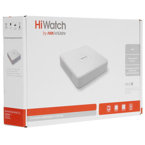 Купить Регистратор для видеонаблюдения HiWatch DS-N204P(C)  5032000. Характеристики, отзывы и цены в Донецке