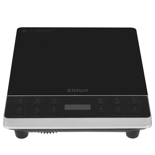 Купить Плита компактная электрическая Kitfort КТ-139 серебристый  5353271. Характеристики, отзывы и цены в Донецке