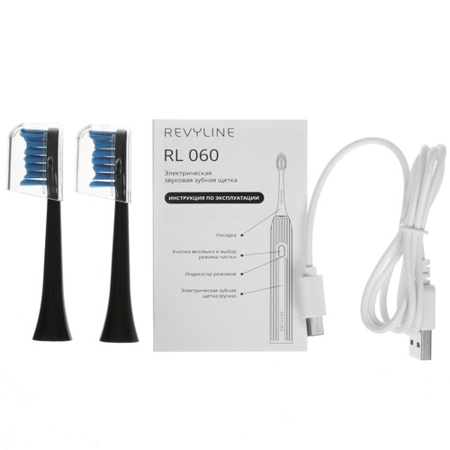 Купить Электрическая зубная щетка Revyline RL 060 черный  5483469. Характеристики, отзывы и цены в Донецке