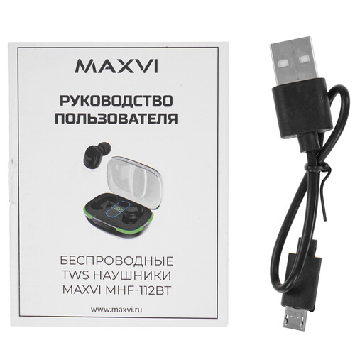 Наушники TWS Maxvi MHF-112BT черный Купить Наушники TWS Maxvi MHF-112BT черный  9080951. Характеристики, отзывы и цены в Донецке