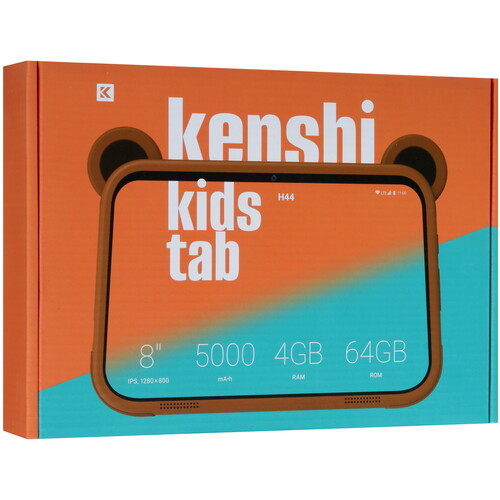 Купить 8" Планшет KENSHI Kids H44 LTE 64 ГБ коричневый  9119143. Характеристики, отзывы и цены в Донецке