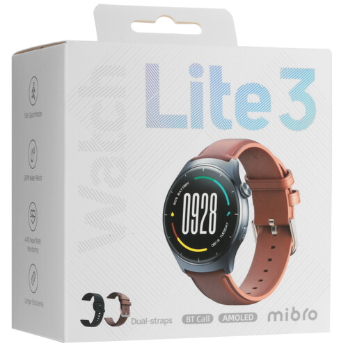 Купить Смарт-часы Mibro Watch Lite 3 + доп. ремешок  5616753. Характеристики, отзывы и цены в Донецке