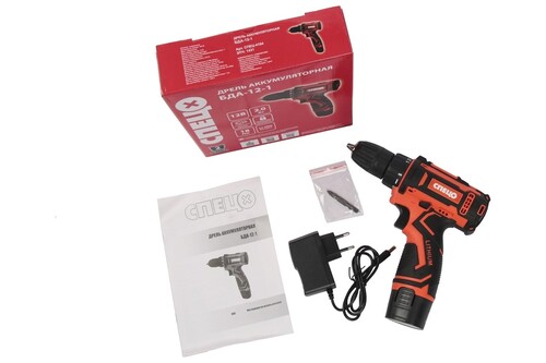 Купить Дрель-шуруповерт Спец БДА-12-1  9154723. Характеристики, отзывы и цены в Донецке