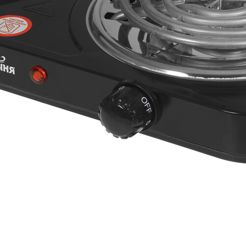 Купить Плита компактная электрическая Добрыня DO-2212В черный  9213026. Характеристики, отзывы и цены в Донецке