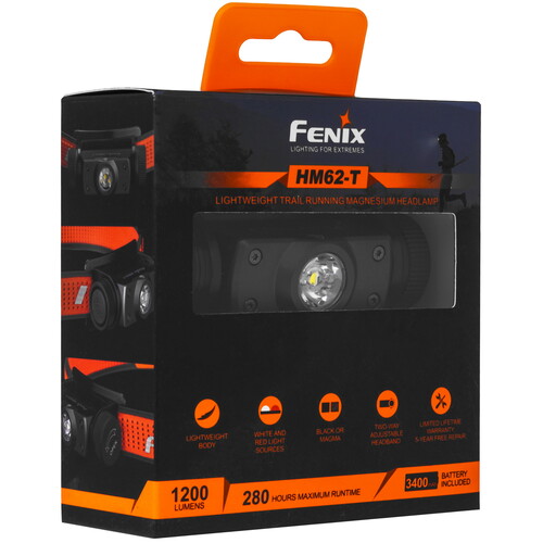 Купить Фонарь Fenix HM62-T черный  9171116. Характеристики, отзывы и цены в Донецке