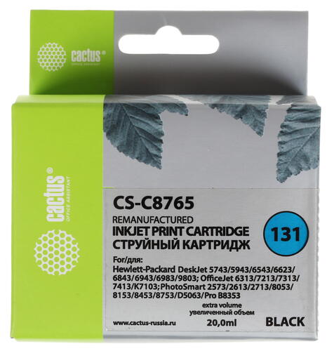 Купить Картридж Cactus CS-C8765 черный  7942615. Характеристики, отзывы и цены в Донецке