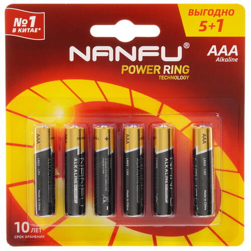 Купить Батарейка щелочная Nanfu AAA  5420386. Характеристики, отзывы и цены в Донецке