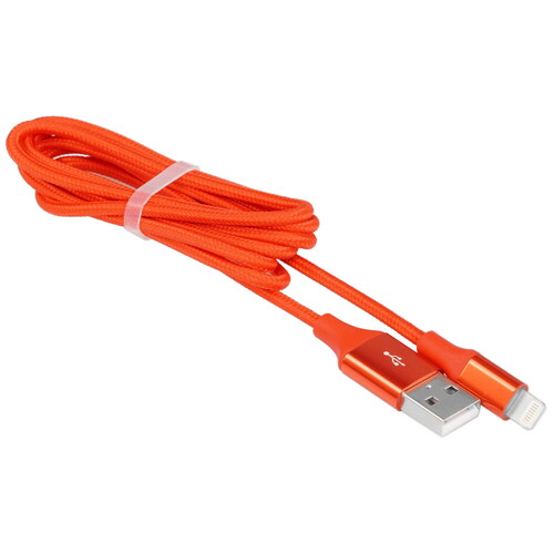 Купить Кабель круглый TTEC Lightning 8-pin - USB 2.0 Type-A красный 1.2 м  9140783. Характеристики, отзывы и цены в Донецке