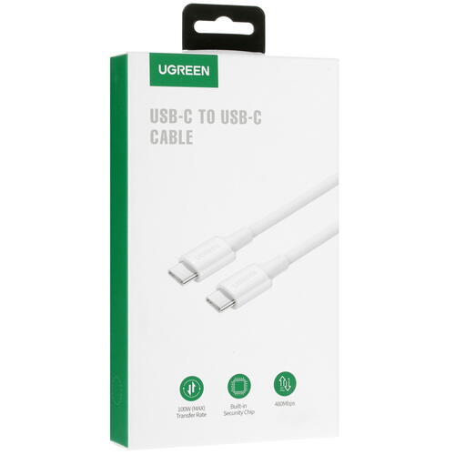 Купить Кабель круглый Ugreen USB Type-C - USB Type-C черный 2 м  5025813. Характеристики, отзывы и цены в Донецке