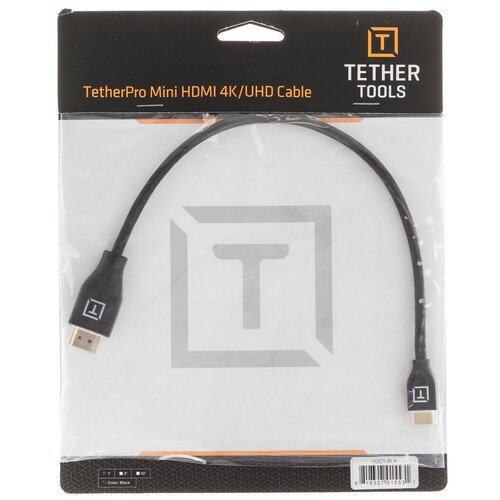 Купить Кабель однонаправленный Tether Tools HDMI - mini HDMI, 0.3 м  5605855. Характеристики, отзывы и цены в Донецке