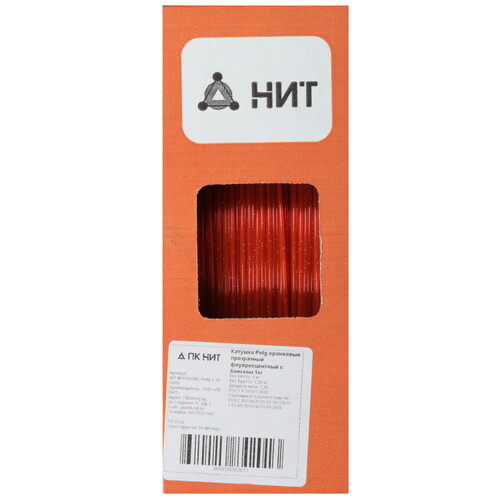 Купить Пластик НИТ Petg флуоресцентный  5602828. Характеристики, отзывы и цены в Донецке