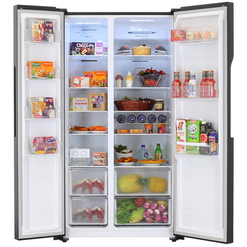 Купить Холодильник Side by Side   Gorenje NRS918EMB черный  5462655. Характеристики, отзывы и цены в Донецке
